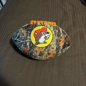 Buc-ees Camo Football Logo Cloth Covered